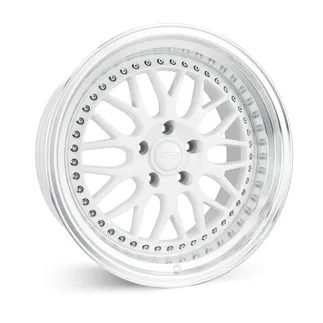 ESR SR01 19x8.5 ET30 (5x120 / 72.6) - Gloss White Machine Lip